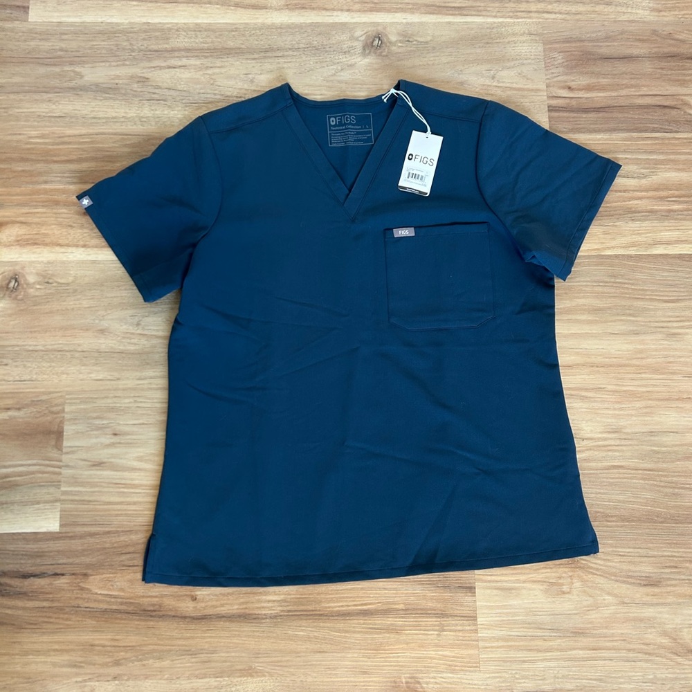 NWT Figs Women's Catarina One-Pocket Scrub Top - Picture 2 of 7